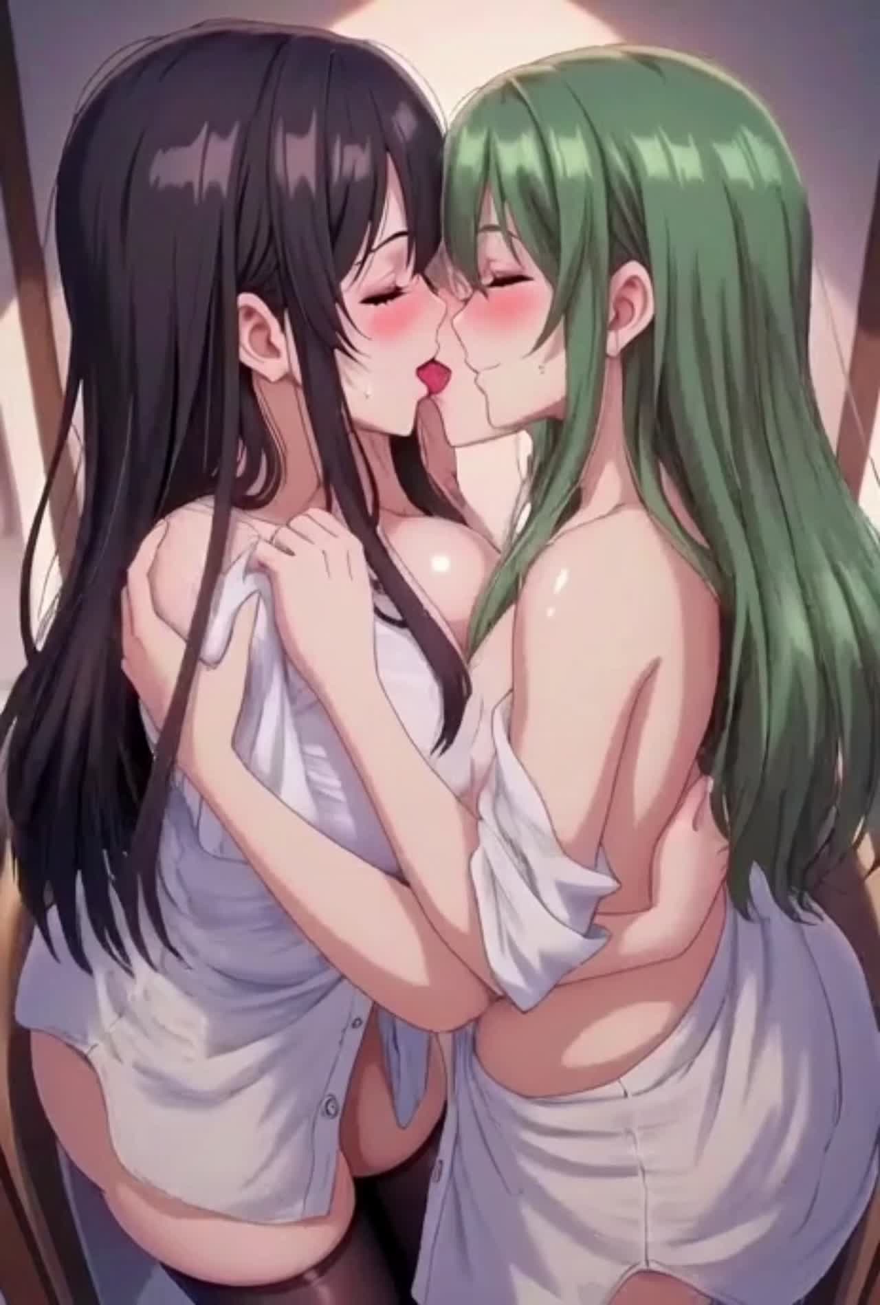 Hentai: Lesbian School Girls Passion